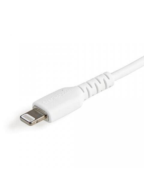 STARTECH  CABLE DE CARGA CERTIFICADO MFI LIGHTNING MACHO - USB A 2.0 MACHO 15CM BLANCO PARA PARA IPOD-IPHONE-IPAD