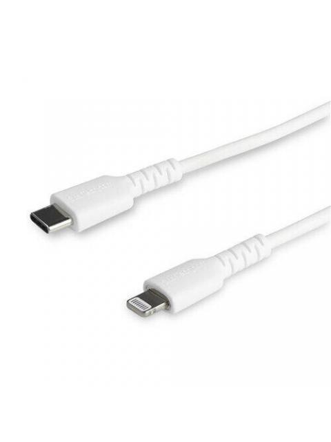 CABLE USB-C A LIGHTNING STARTECH 2M CERTIFICADO BLANCO RUSBCLTMM2MW