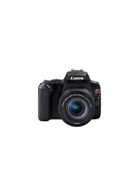 CAMARA REFLEX CANON EOS REBEL SL3 24.1MP + LENTE EF-S 18-55MM