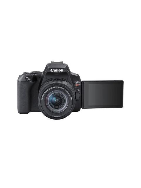 CAMARA REFLEX CANON EOS REBEL SL3 24.1MP + LENTE EF-S 18-55MM