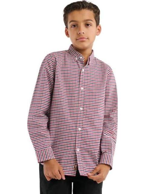 CAMISA CUADROS VINO HPC POLO