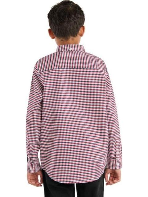 CAMISA CUADROS VINO HPC POLO