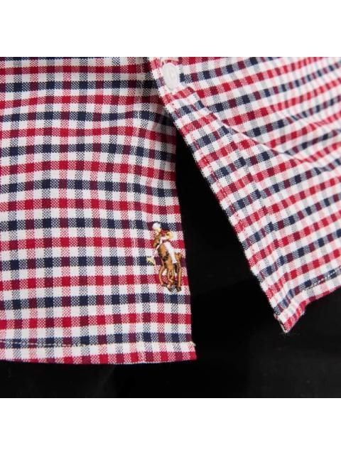 CAMISA CUADROS VINO HPC POLO