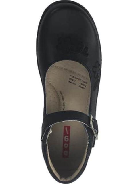 ZAPATO ESCOLAR DE PIEL NEGRO DOGI
