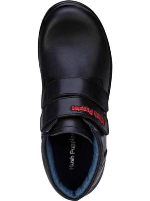 BOTIN ESCOLAR DE PIEL NEGRO HUSH PUPPIES1