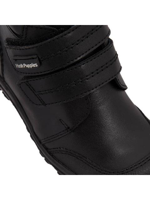 BOTIN ESCOLAR DE PIEL NEGRO HUSH PUPPIES1