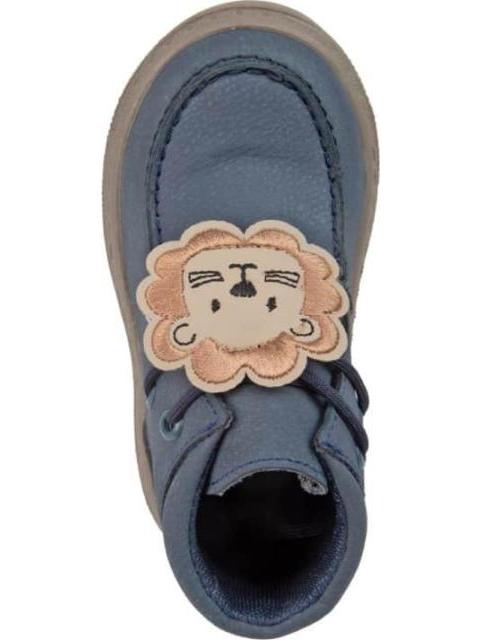 CASUAL BOTIN LEON AZUL MARINO BLASITO