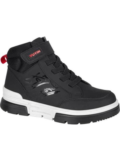 CASUAL BOTIN SUELA BICOLOR NEGRO YU YIN