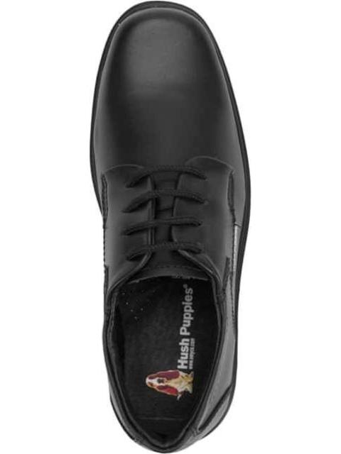 ZAPATO ESCOLAR DE PIEL NEGRO HUSH PUPPIES1