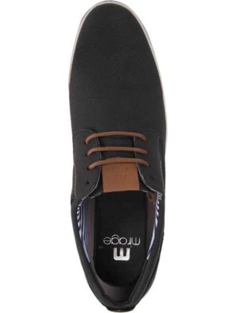 ZAPATO CASUAL DERBY NEGRO MIRAGE