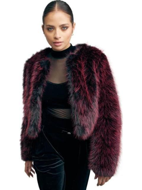 CHAMARRA DE PELUCHE VINO SCHATZ WOMAN