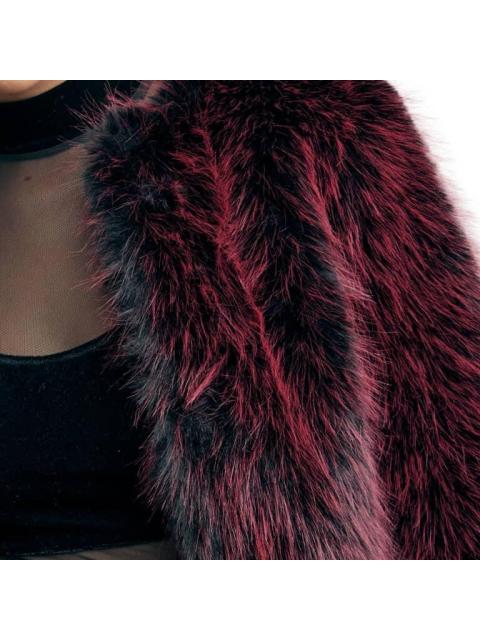 CHAMARRA DE PELUCHE VINO SCHATZ WOMAN
