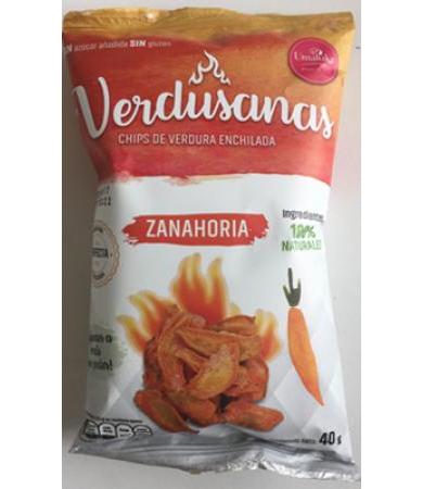 CHIPS DE ZANAHORIA ENCHILADA 40 G VERDUSANAS