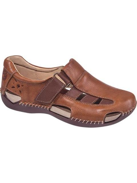 CHOCLO DE PIEL PESCADOR ARTESANAL COGNAC LOBO SOLO