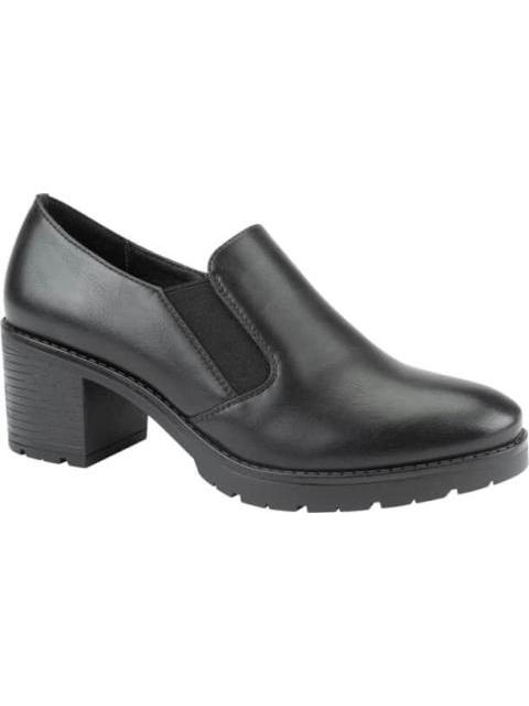 MOCASIN TACON ANCHO CON ELASTICO NEGRO VI LINE