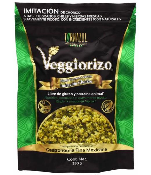 CHORIZO VERDE 250 G VEGGIORIZO