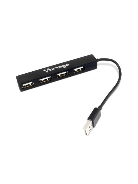 VORAGO HUB USB 2.0 - 4X USB 2.0 HEMBRA 480 MBIT-S NEGRO