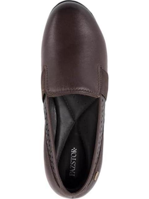 ZAPATO DE PIEL CAFE CALZADO PAZSTOR