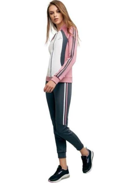 CONJUNTO DEPORTIVO SUDADERA Y PANTS ROSA PROKENNEX