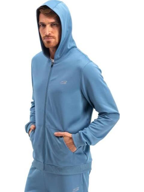 CONJUNTO TRACKSUIT AZUL SKECHERS1