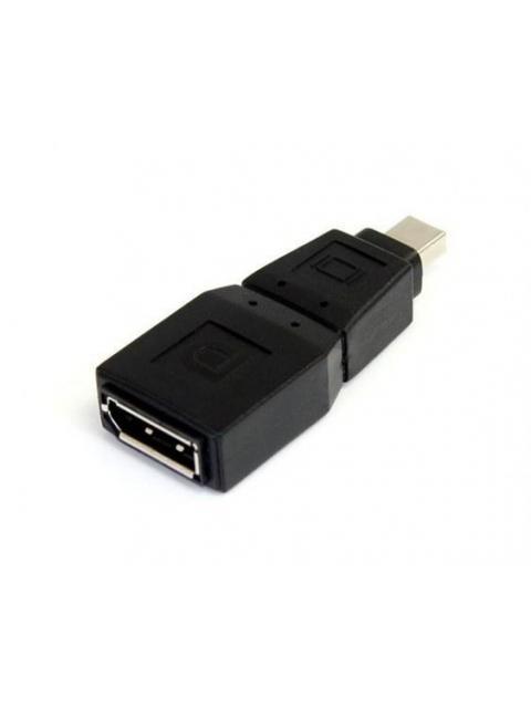 STARTECH  ADAPTADOR CONVERTIDOR MINI DISPLAYPORT MACHO - DISPLAYPORT HEMBRA NEGRO