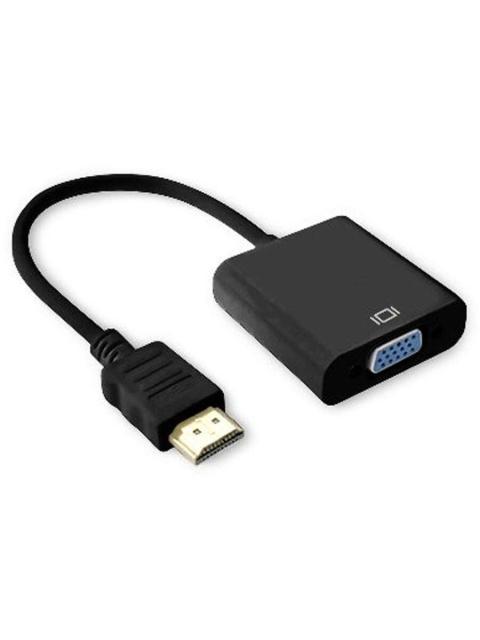 CONVERTIDOR BROBOTIX 110910N HDMI - VGA COLOR NEGRO