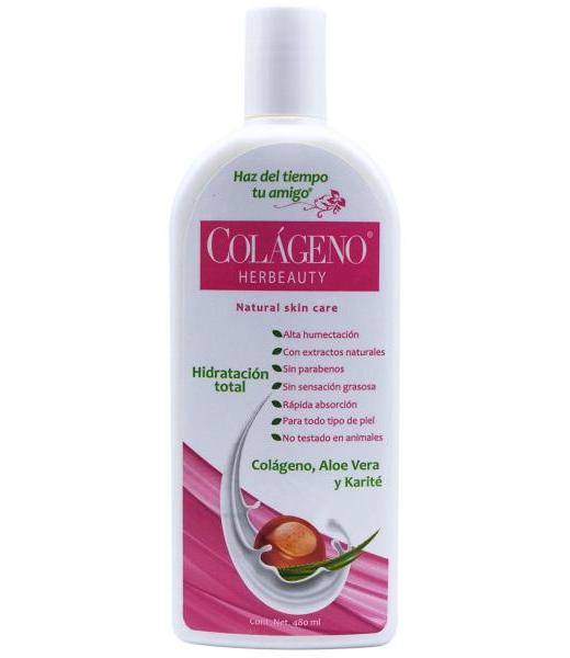 CREMA HIDRATANTE DE COLAGENO ALOE Y KARITE 480 ML HERBEAUTY