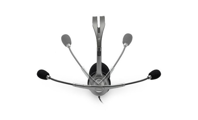 LOGITECH AUDIFONOS CON MICROFONO H111 ALAMBRICO 1.8 METROS 3.5MM GRIS