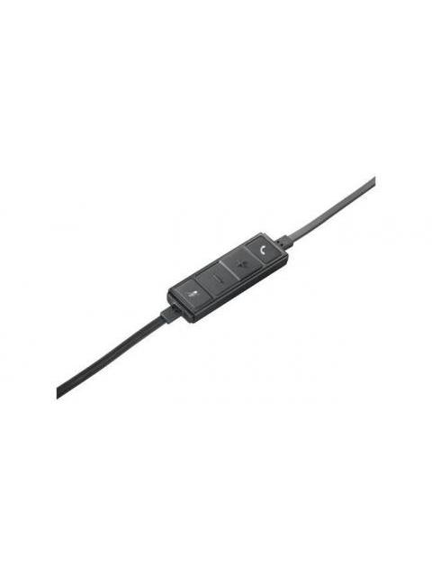 LOGITECH H650E AUDIFONOS CON MICROFONO ALAMBRICO USB COLOR NEGRO