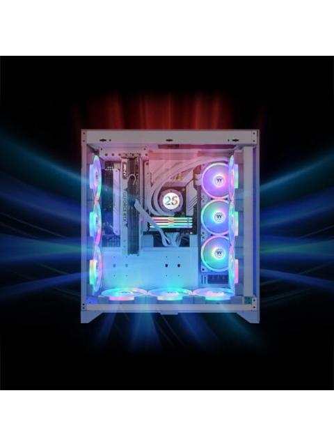 VENTILADOR THERMALTAKE SWAFAN EX12 120 MM 500 - 2000RPM BLANCO-AZUL - 3 VENTILADORES