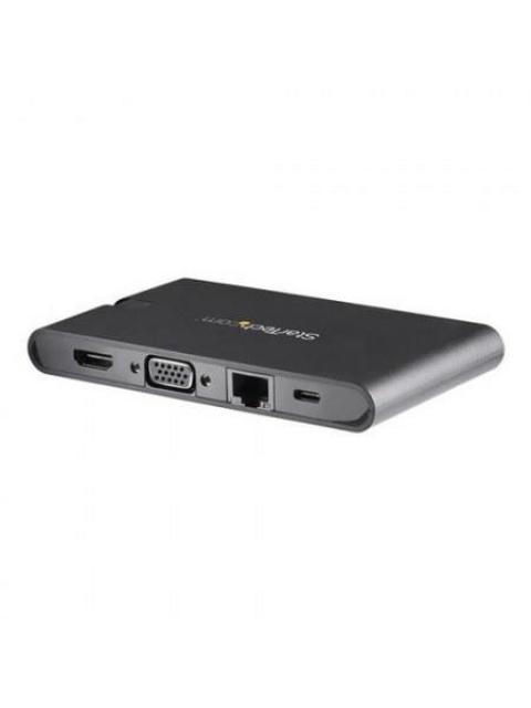 STARTECH  DOCKING STATION USB-C 3X USB A 3.0 1X HDMI 1X VGA NEGRO