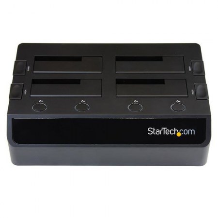 STARTECH  BASE DE ACOPLAMIENTO USB 3.0 CON 4 BAHIAS SATA 6GBPS DE 2.5-3.5