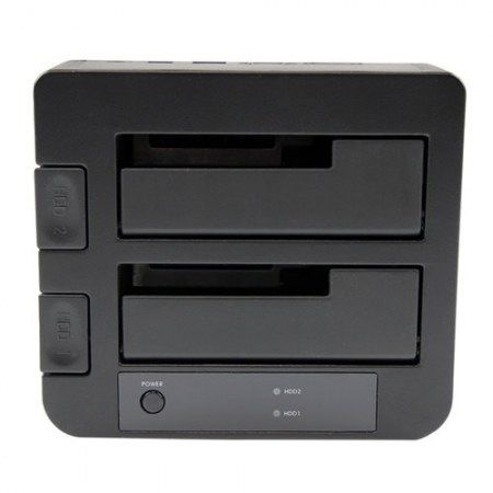 STARTECH  DOCKING STATION USB 3.0 Y ESATA PARA 2 DISCOS DUROS 2.5-3.5 SATA