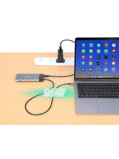 DOCKING USB-C 130714 2XHDMI 5XUSB-A USB-C USB-C PD GRIS