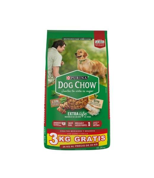 DOG CHOW ADULTO MEDY GDE 26 KG