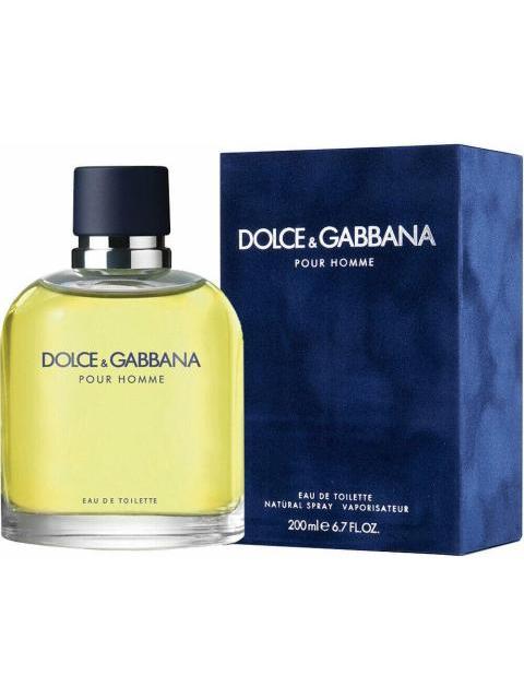 DOLCE & GABBANA POUR HOMME TRADICIONAL EDT 200ML PARA HOMBRE