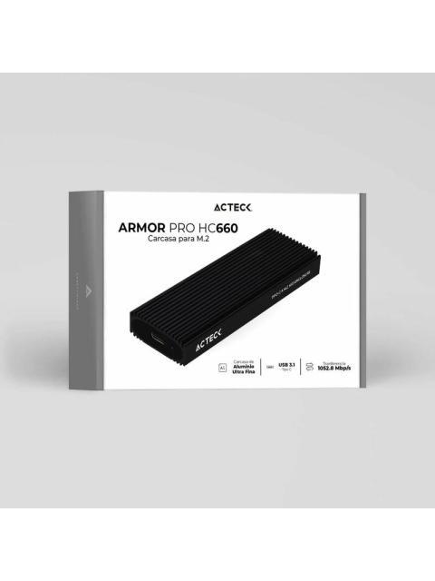 ENCLOSURE SSD M.2 ACTECK ARMOR PRO HC660 ELITE SERIES