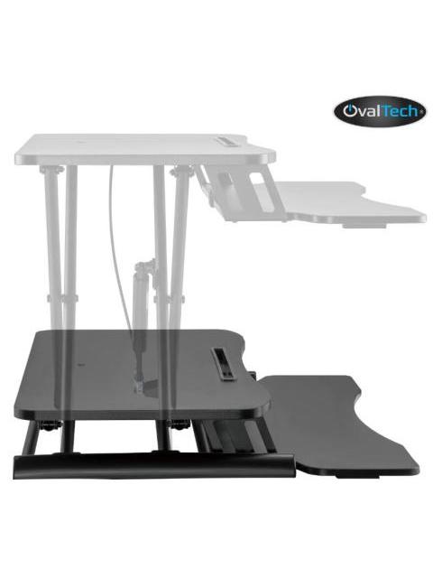 ESTACION DE TRABAJO DE PIE Y SENTADO OVDESK800MM OVALTECH DE DIMENSIONES 800X400MM