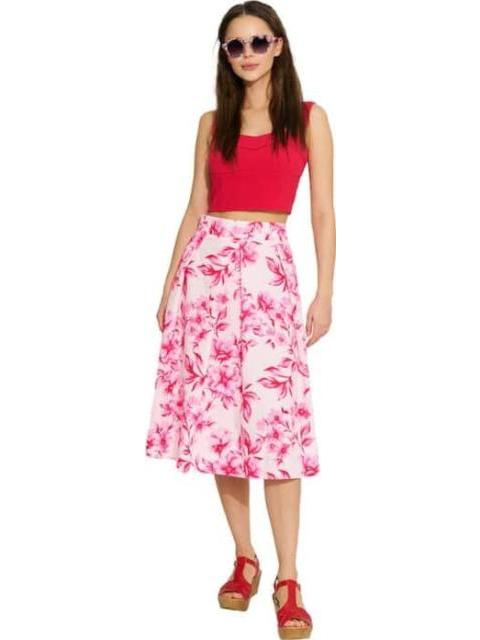 FALDA ESTAMPADA ROSA HOLLY LAND