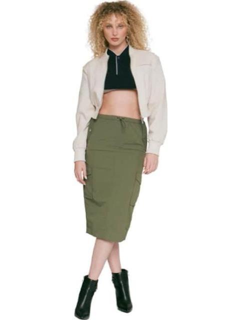 FALDA GABARDINA VERDE OLIVO HOLLY LAND