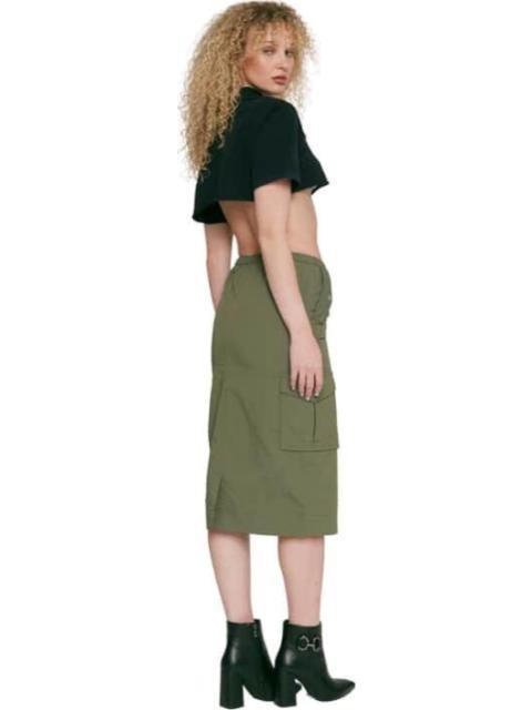 FALDA GABARDINA VERDE OLIVO HOLLY LAND