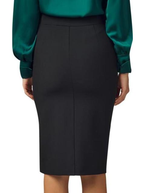 FALDA LAPIZ LARGA NEGRO HOLLY LAND