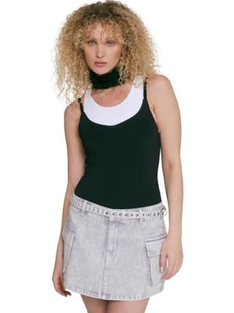 FALDA SHORT MEZCLILLA BLANCO ATMOSPHERE DNM