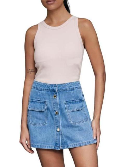 FALDA SHORT MEZCLILLA GRIS ATMOSPHERE DNM