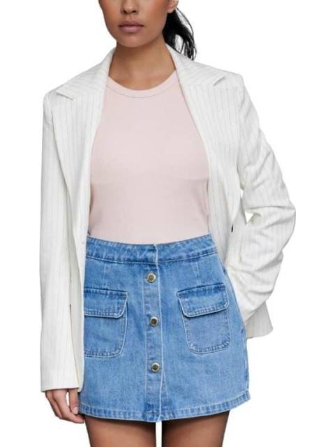 FALDA SHORT MEZCLILLA GRIS ATMOSPHERE DNM