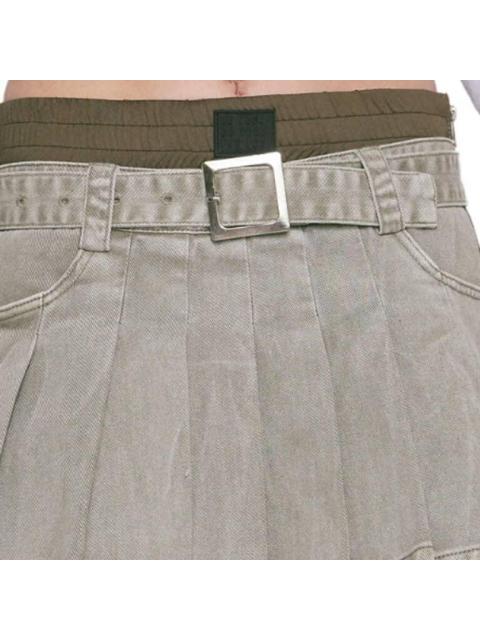 FALDA SHORT MEZCLILLA VERDE ATMOSPHERE DNM