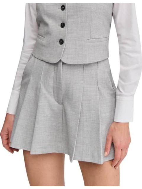 FALDA SHORT TABLEADA GRIS HOLLY LAND