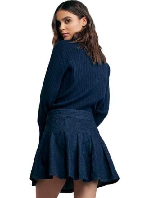 FALDA TABLEADA AZUL INDIGO ATMOSPHERE DNM