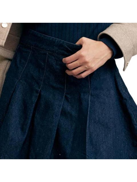 FALDA TABLEADA AZUL INDIGO ATMOSPHERE DNM