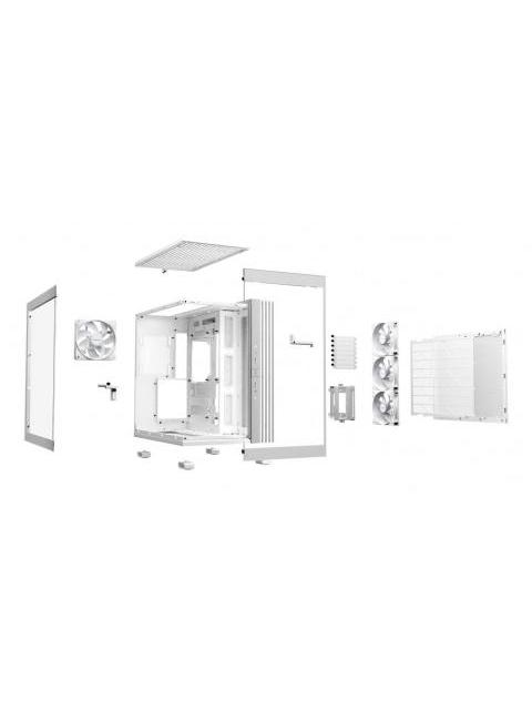 GABINETE BE QUIET! LIGHT BASE 600 LX MIDI-TOWER ATX-MICRO-ATX-MINI-ITX USB 3.0 SIN FUENTE 4 VENTILADORES INSTALADOS BLANCO
